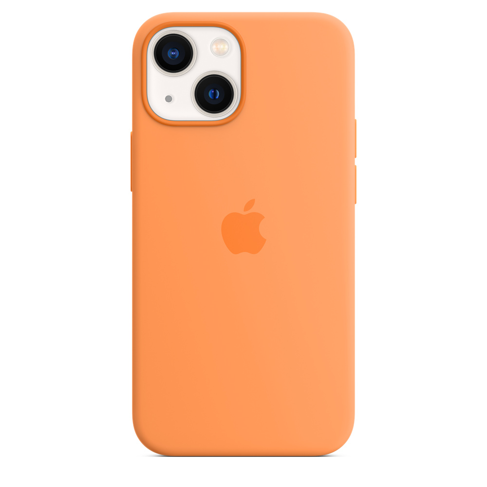 Фото — Силиконовый чехол MagSafe для iPhone 13 mini, «весенняя мимоза»