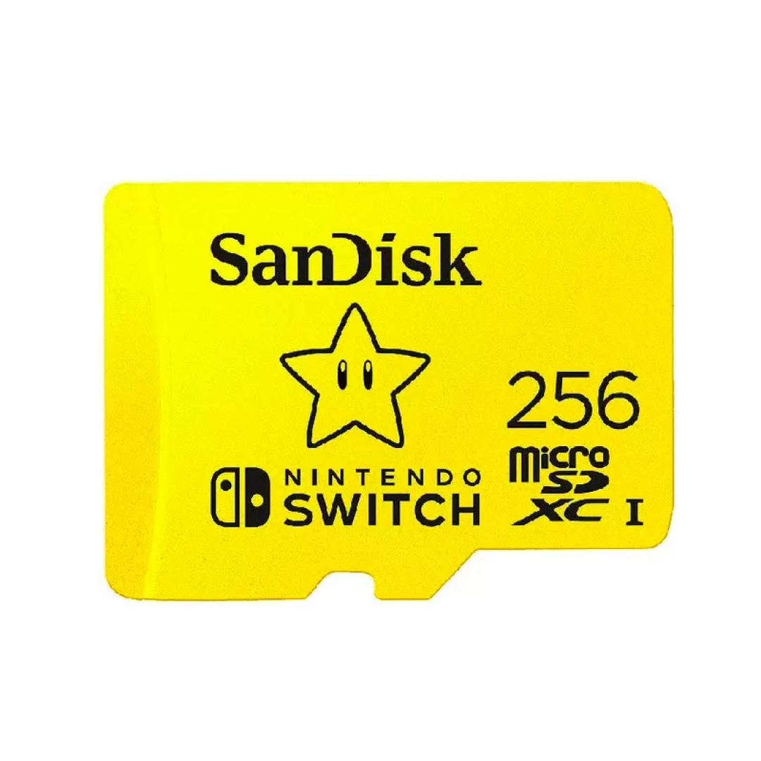 Фото — Карта памяти SanDisk Micro SDXC for Nintendo Switch, 256 Гб