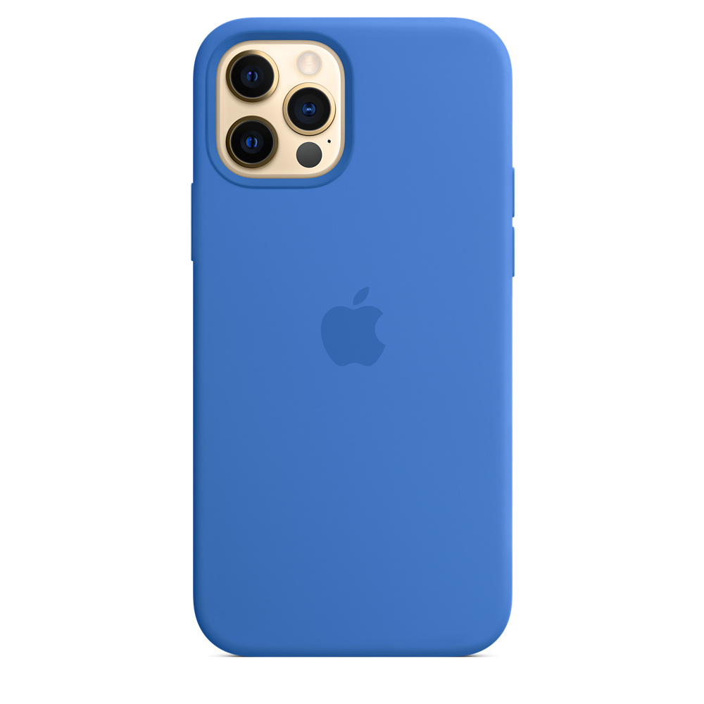 Чехол Apple MagSafe для iPhone 12/12 Pro, cиликон, «капри»