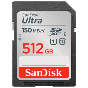 Карта памяти SanDisk Memory Card Ultra SDXC for DSLR, 512 Гб