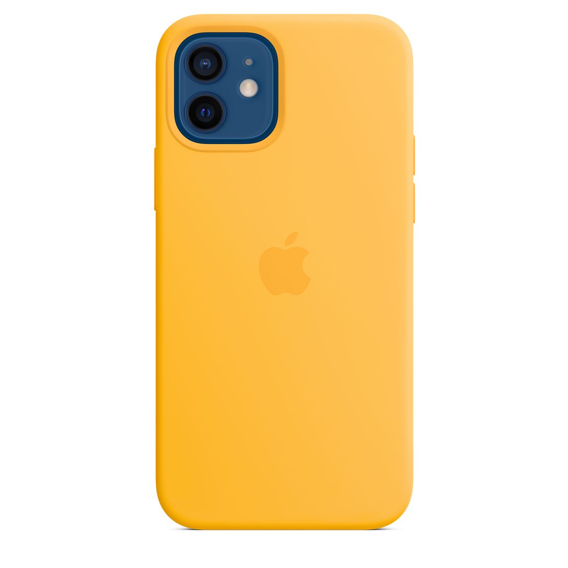 Фото — Чехол Apple MagSafe для iPhone 12/12 Pro, cиликон, ярко-желтый
