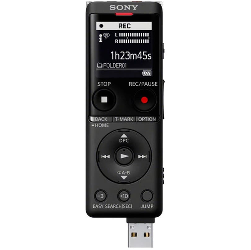 Фото — Цифровой диктофон Sony ICD-UX570F, черный