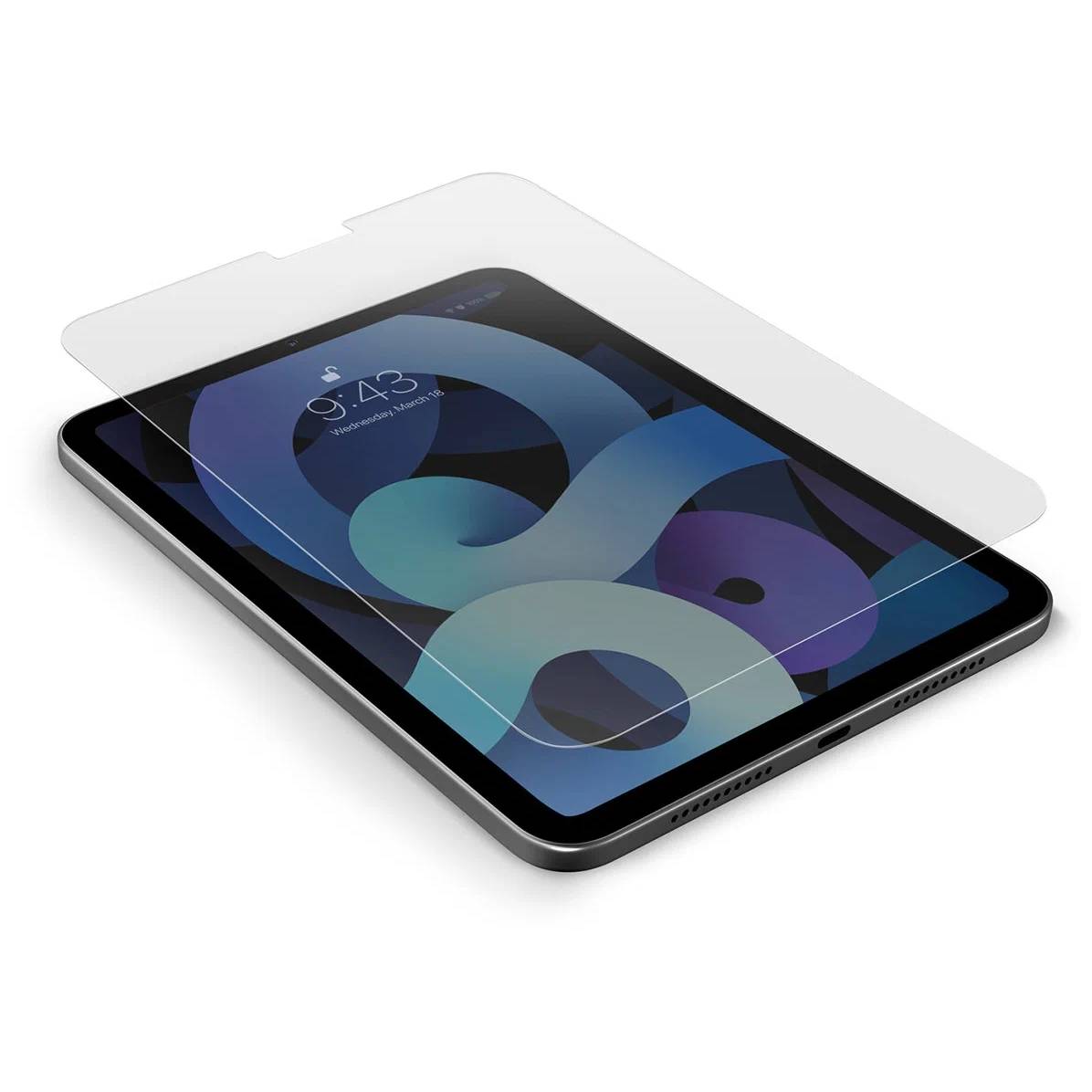 Фото — Защитное стекло для планшета Uniq для iPad Pro 11 (2018/21/22)/Air 10.9 (2020/22) OPTIX Matte, прозрачный