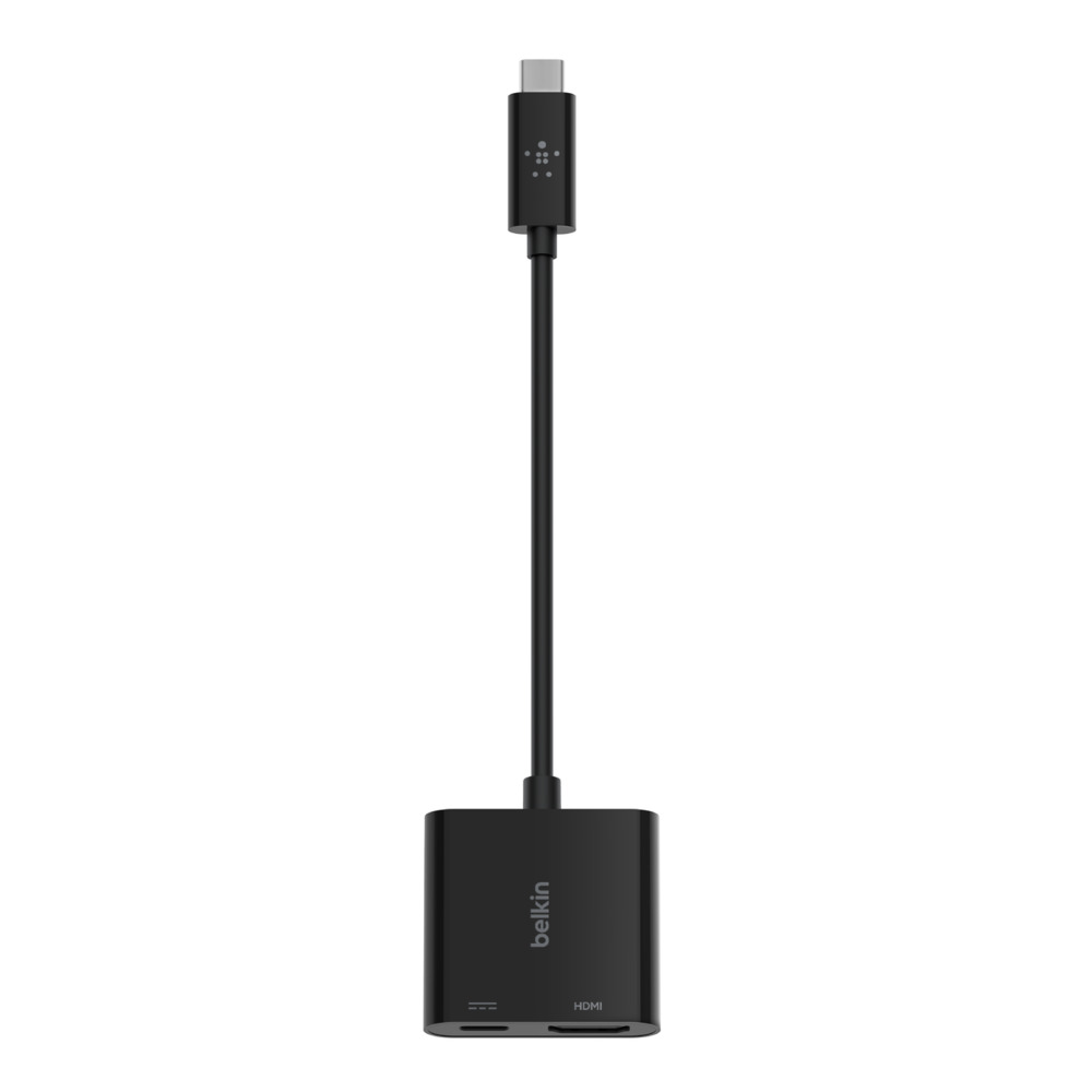 Адаптер Belkin USB-C/HDMI + Charge Adapter, 60Вт, черный
