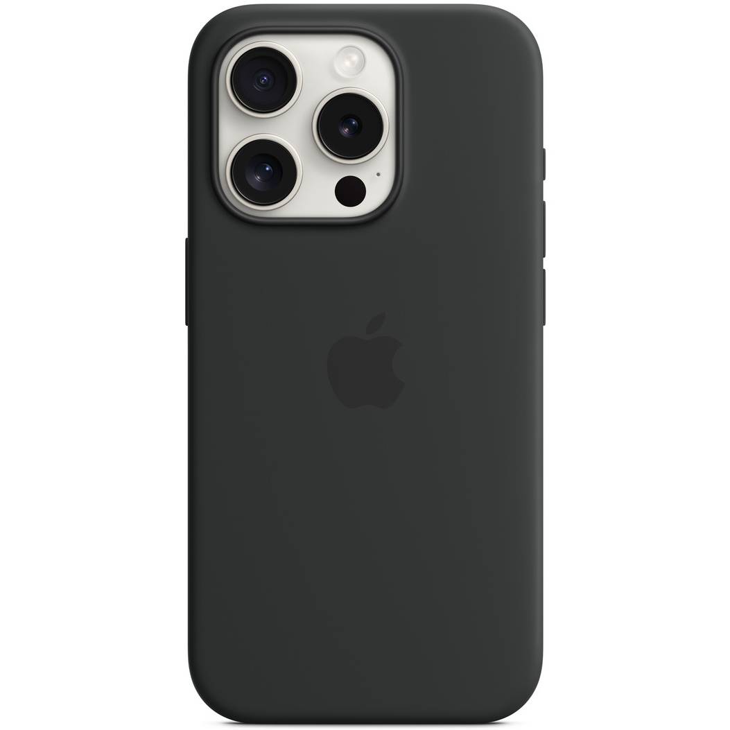 Фото — Чехол для смартфона iPhone 15 Pro Silicone Case with MagSafe, Black