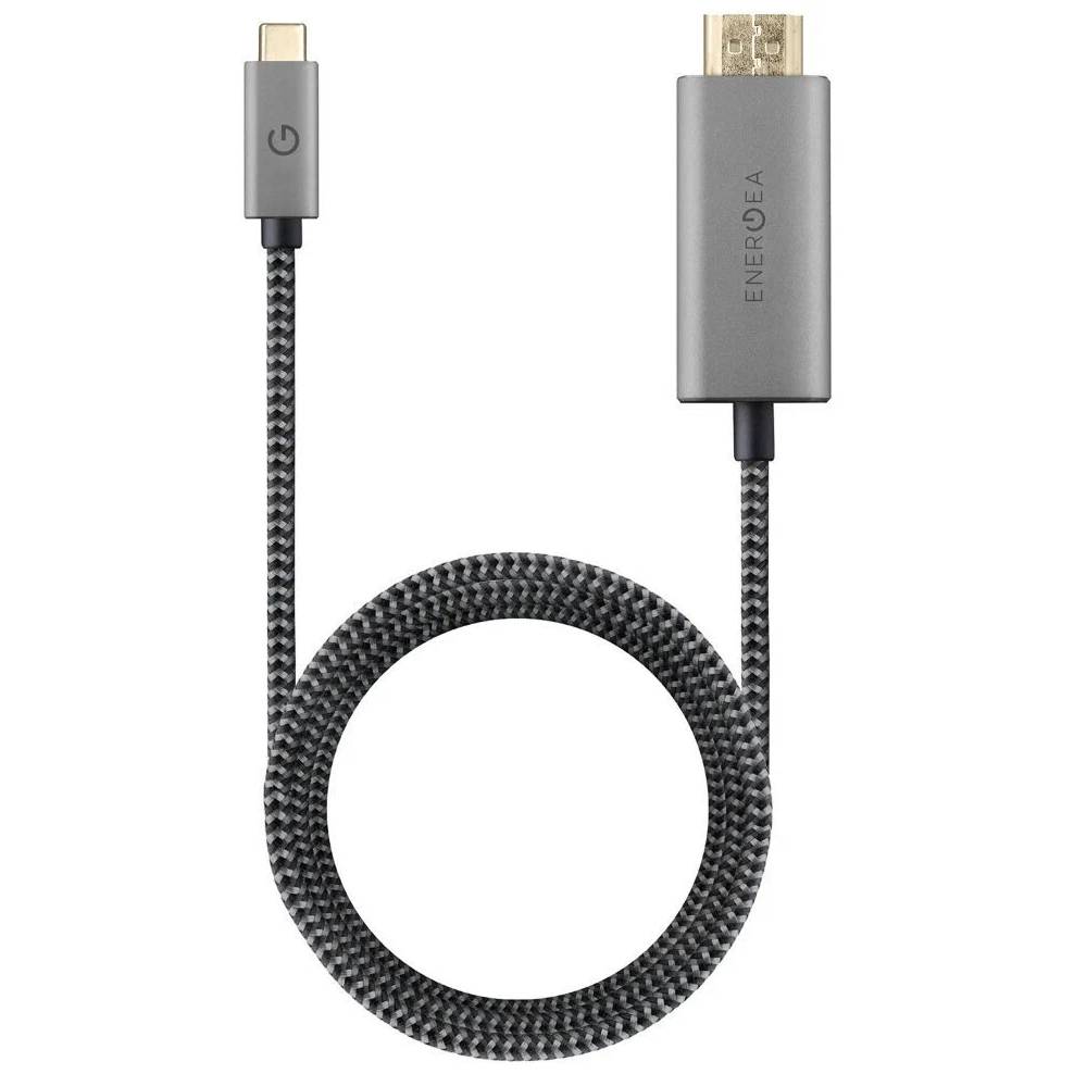 Фото — Кабель EnergEA FibraTough USB-C to HDMI 4K, 2м, черный