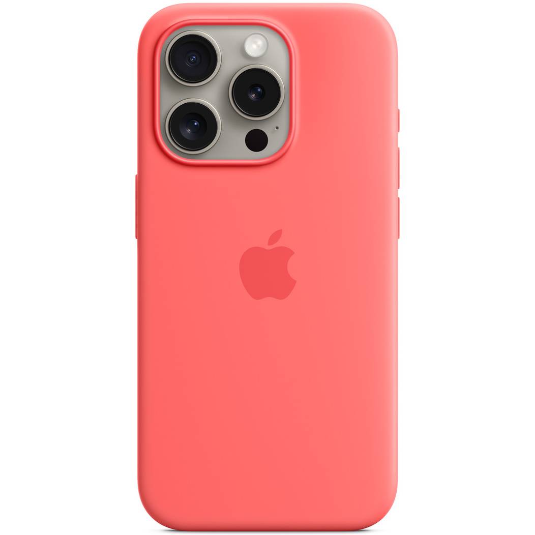 Фото — Чехол для смартфона iPhone 15 Pro Silicone Case with MagSafe, Guava