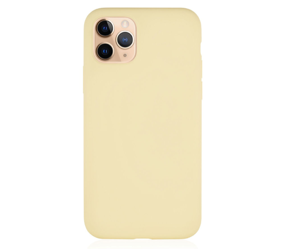 Фото — Чехол защитный VLP Silicone Сase для iPhone 11 Pro, желтый