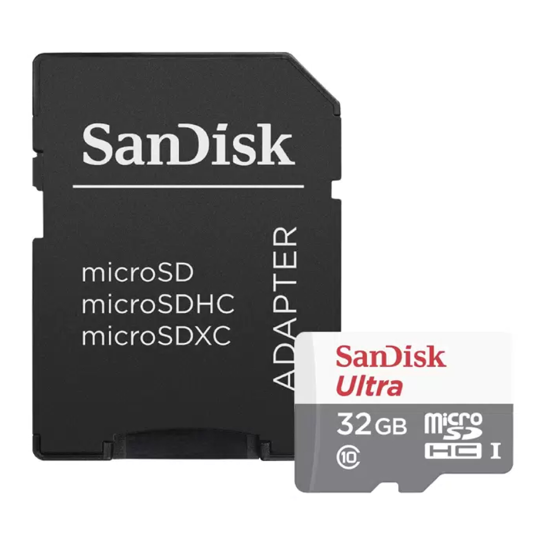 Фото — Карта памяти SanDisk Ultra Micro SDHC + SD Adapter, 32 Гб