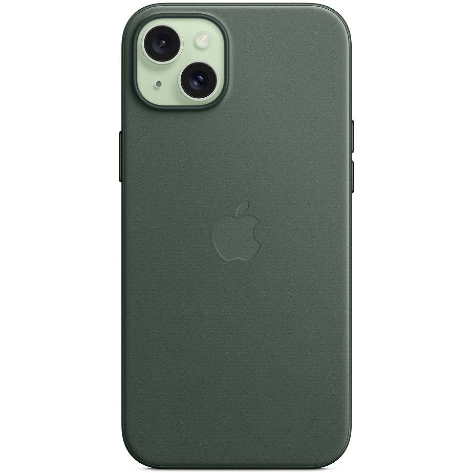 Фото — Чехол для смартфона iPhone 15 Plus FineWoven Case with MagSafe, Evergreen