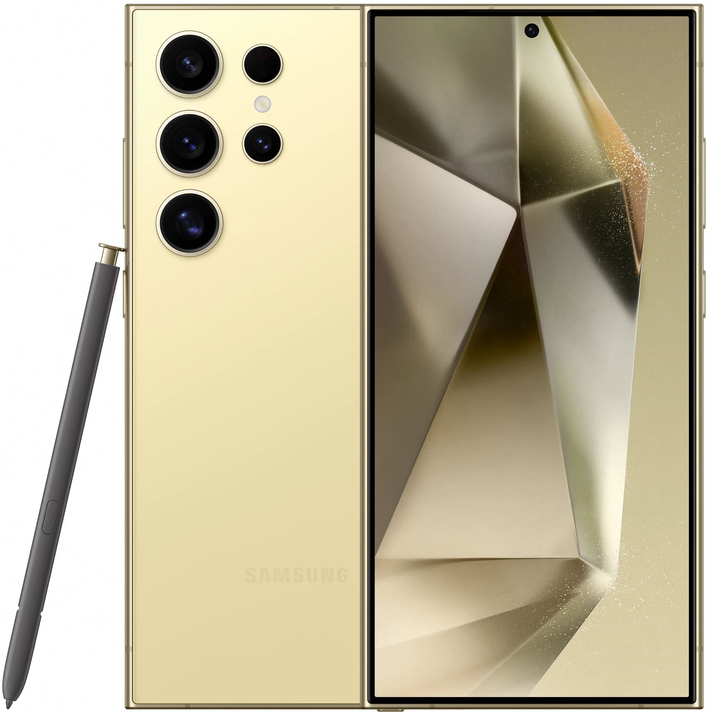 Фото — Смартфон Samsung Galaxy S24 Ultra 12/512 Гб, 5G, желтый титан