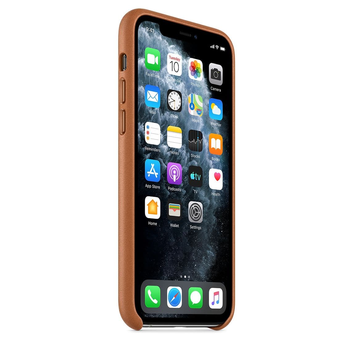 Чехол для смартфона Apple для iPhone 11 Pro Leather, золотисто-коричневый