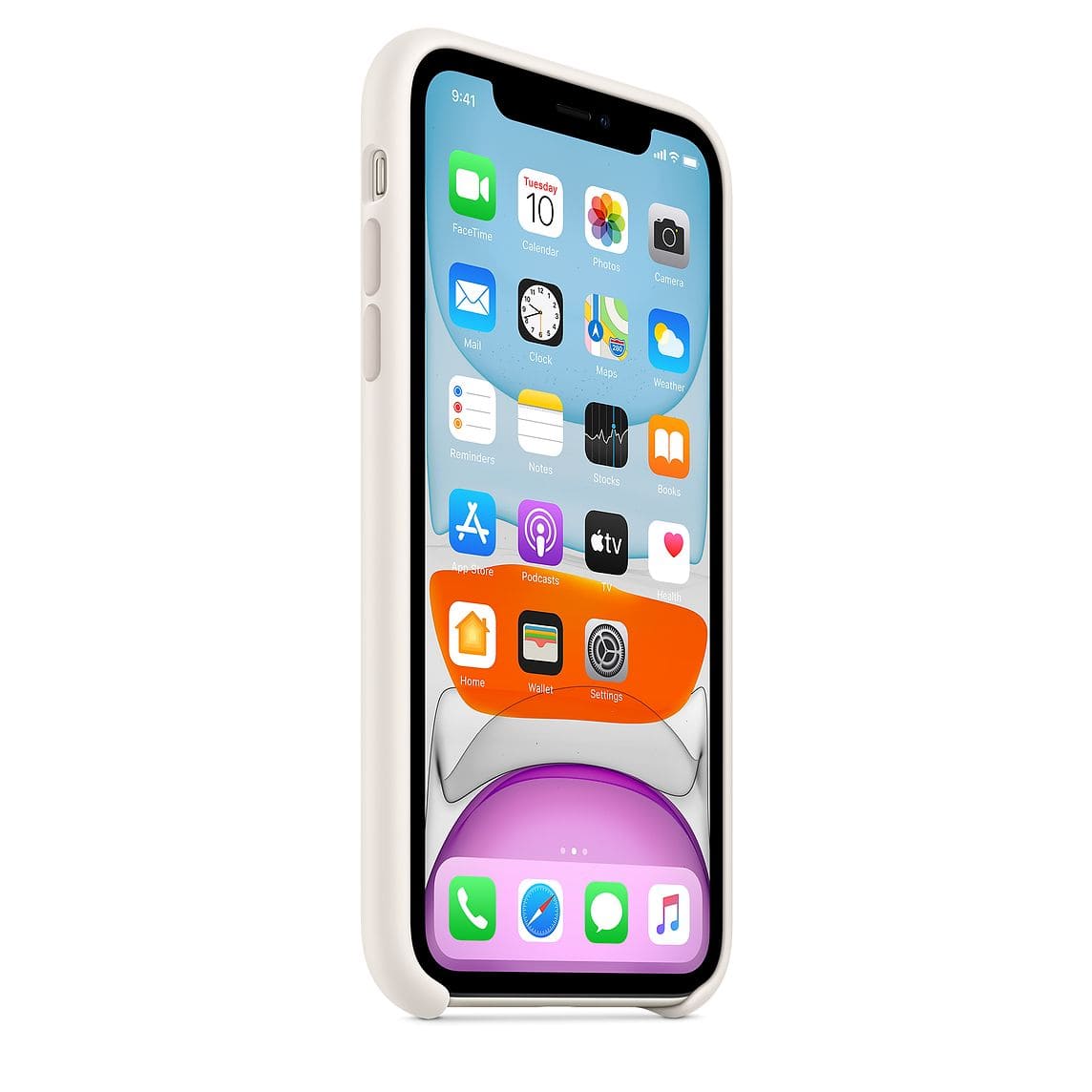 Фото — Чехол для смартфона Apple для iPhone 11, силикон, белый