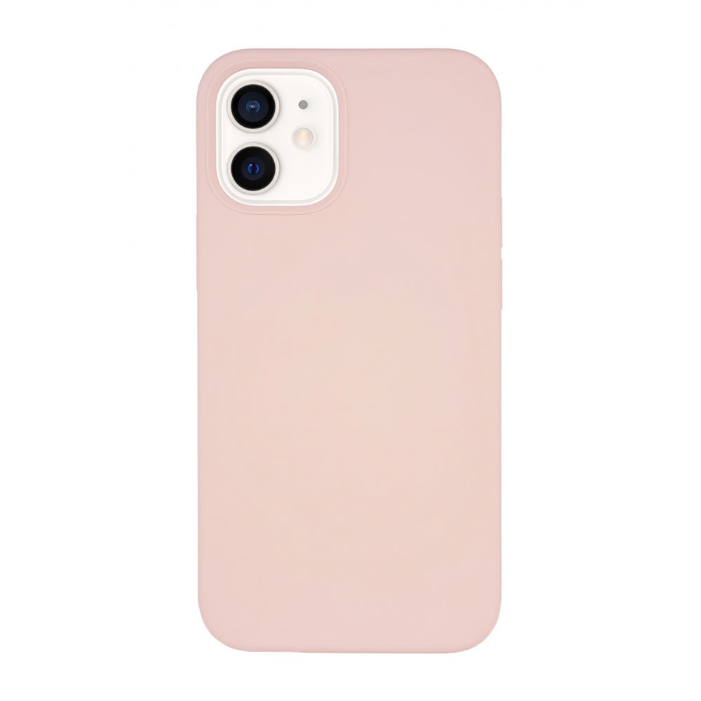 Фото — Чехол защитный VLP Silicone Сase для iPhone 12 mini, светло-розовый