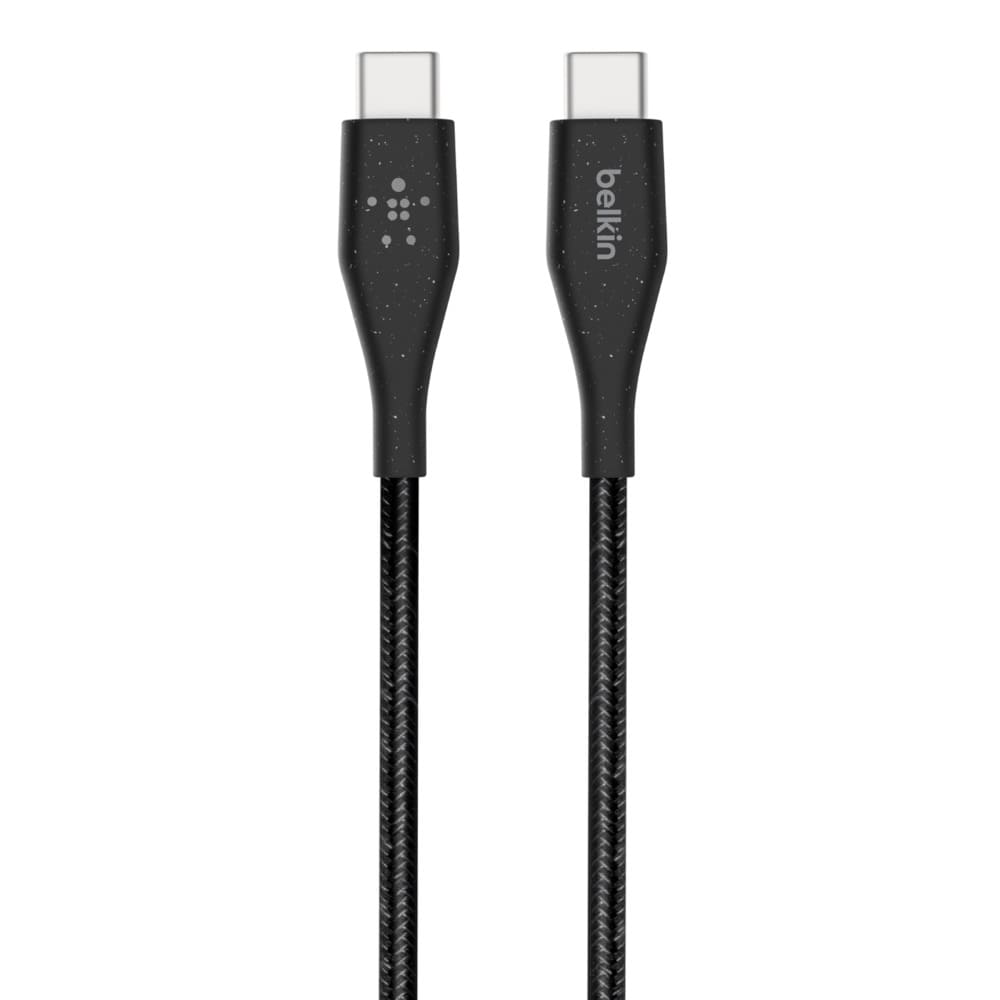 Belkin USB-C - USB-C, 1.2м, нейлон, черный