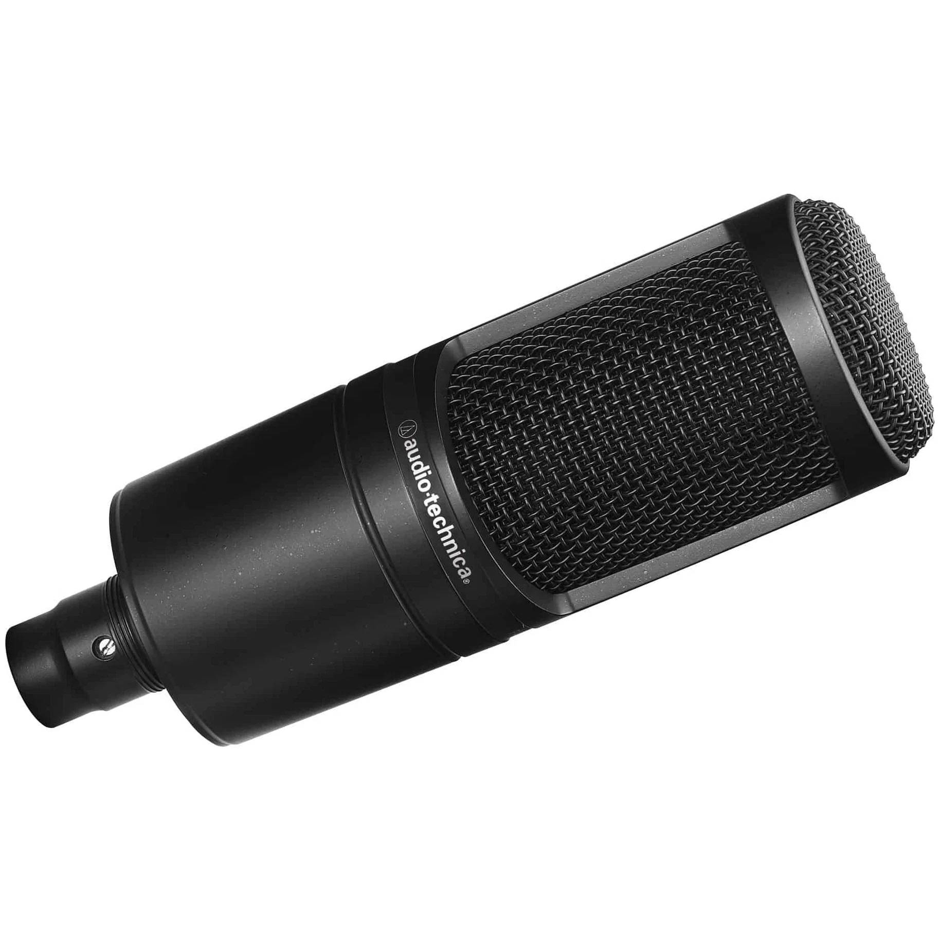 Фото — Микрофон Audio-Technica AT2020, разъем: XLR 3 pin (M), черный