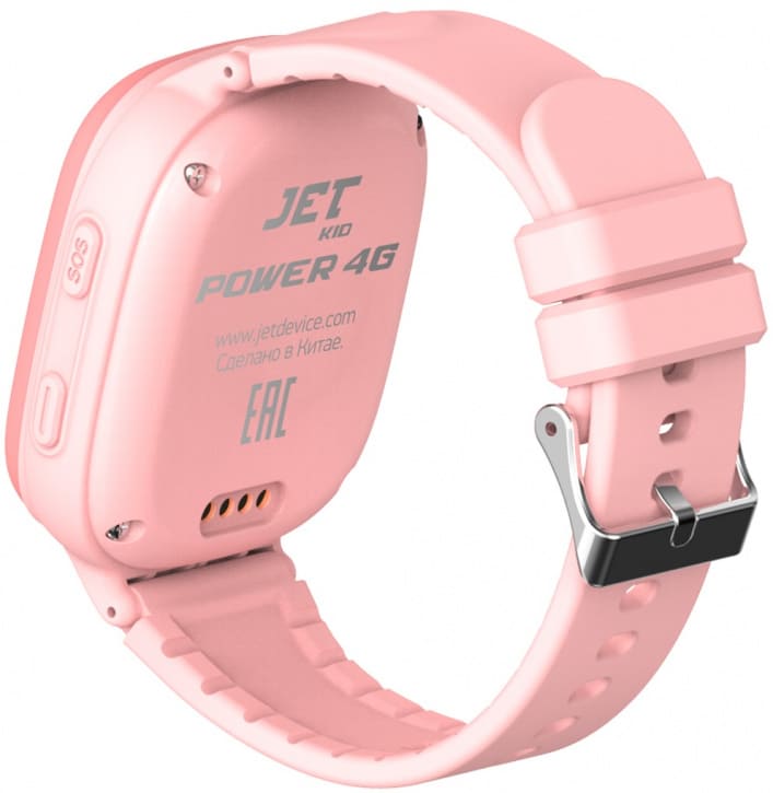 Фото — Умные часы JET KID Power 4G, розовый