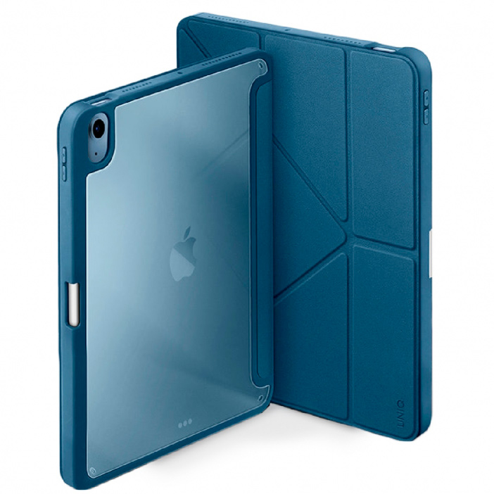 Фото — Чехол-книжка для iPad Air 10.9 Uniq MOVEN, Capri Blue (2022/20)