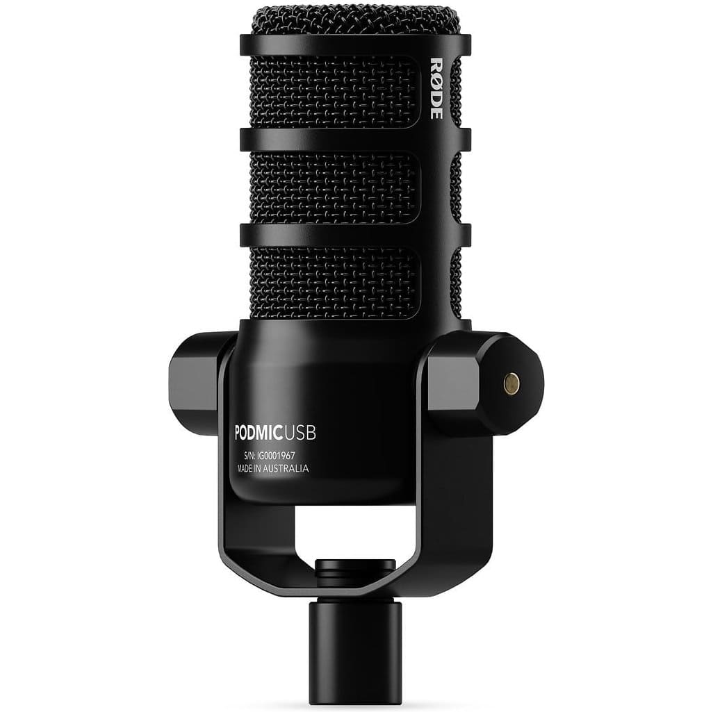 Фото — Микрофон Rode PodMic USB and XLR Dynamic Broadcast Microphone, черный