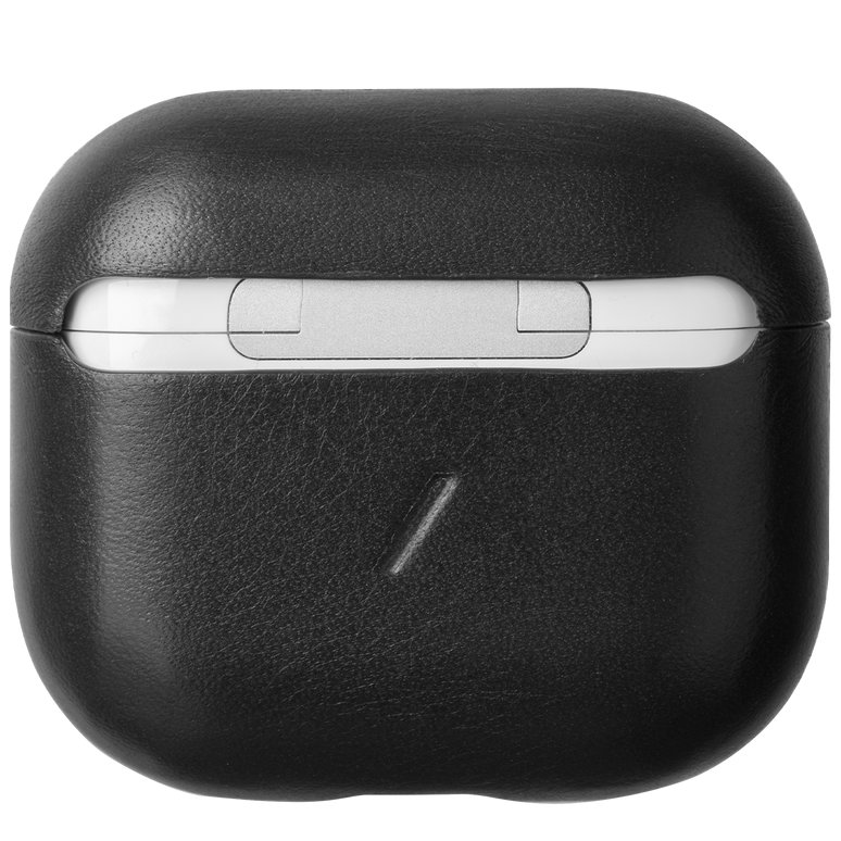 Фото — Чехол для наушников Native Union Leather Case для AirPods (Gen 3), черный