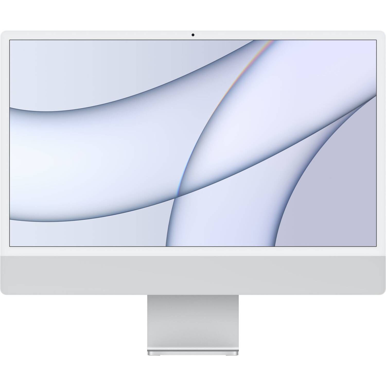 Фото — Apple iMac 24" Retina 4,5K, (M1 8C CPU, 8C GPU), 16 ГБ, 512 ГБ SSD, серебристый
