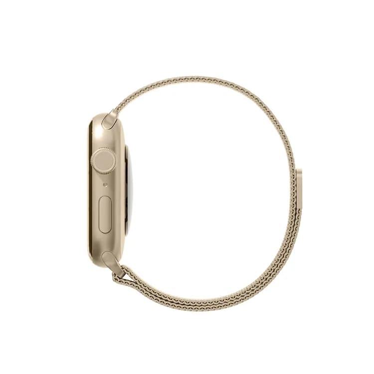 Ремешок для смарт-часов vlp для Apple Watch 42/44/45, нержавеющая сталь, сетчатый, золотой