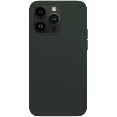 Фото — Чехол для смартфона vlp Silicone case with MagSafe для iPhone 14 Pro, темно-зеленый