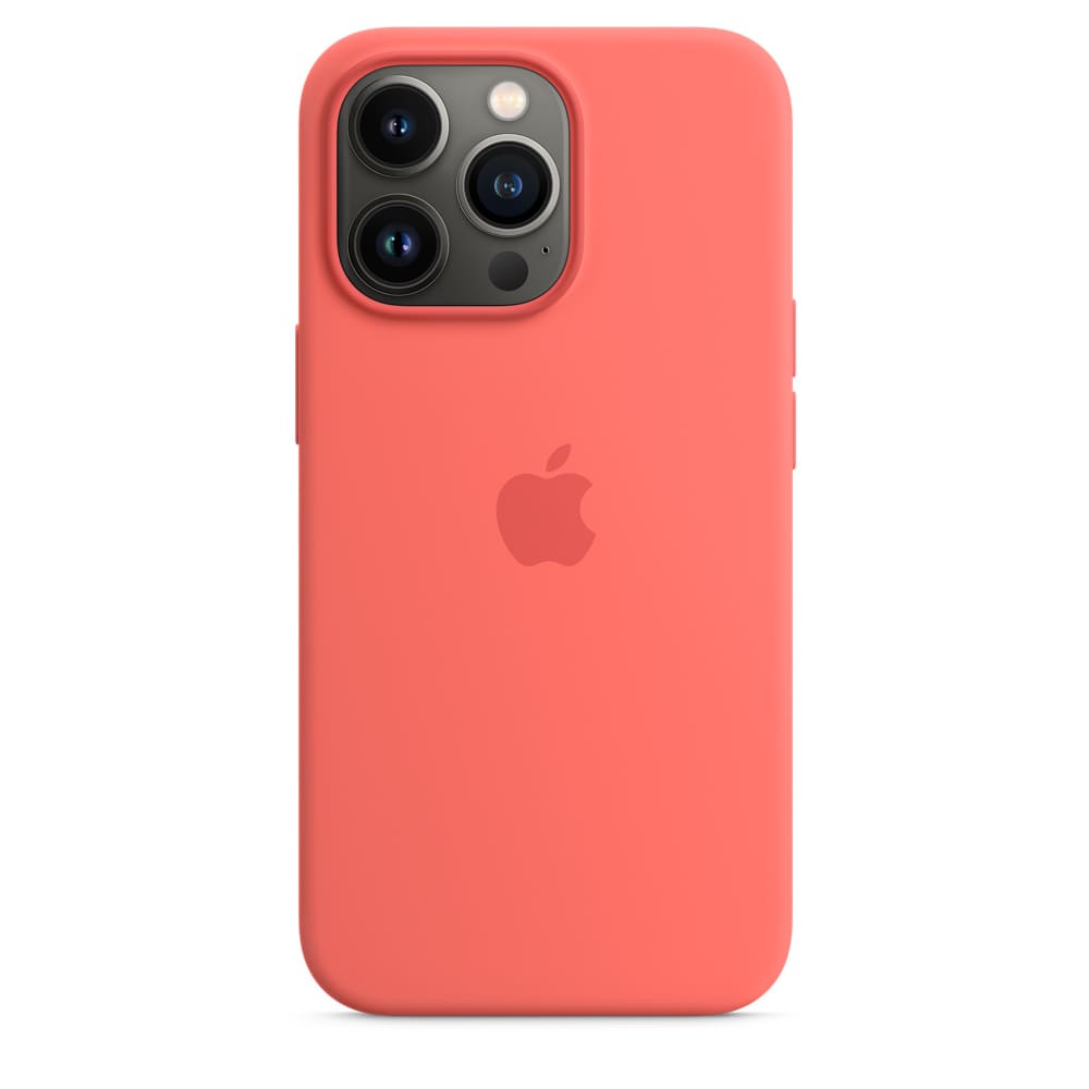 Силиконовый чехол MagSafe для iPhone 13 Pro Max, «розовый помело»