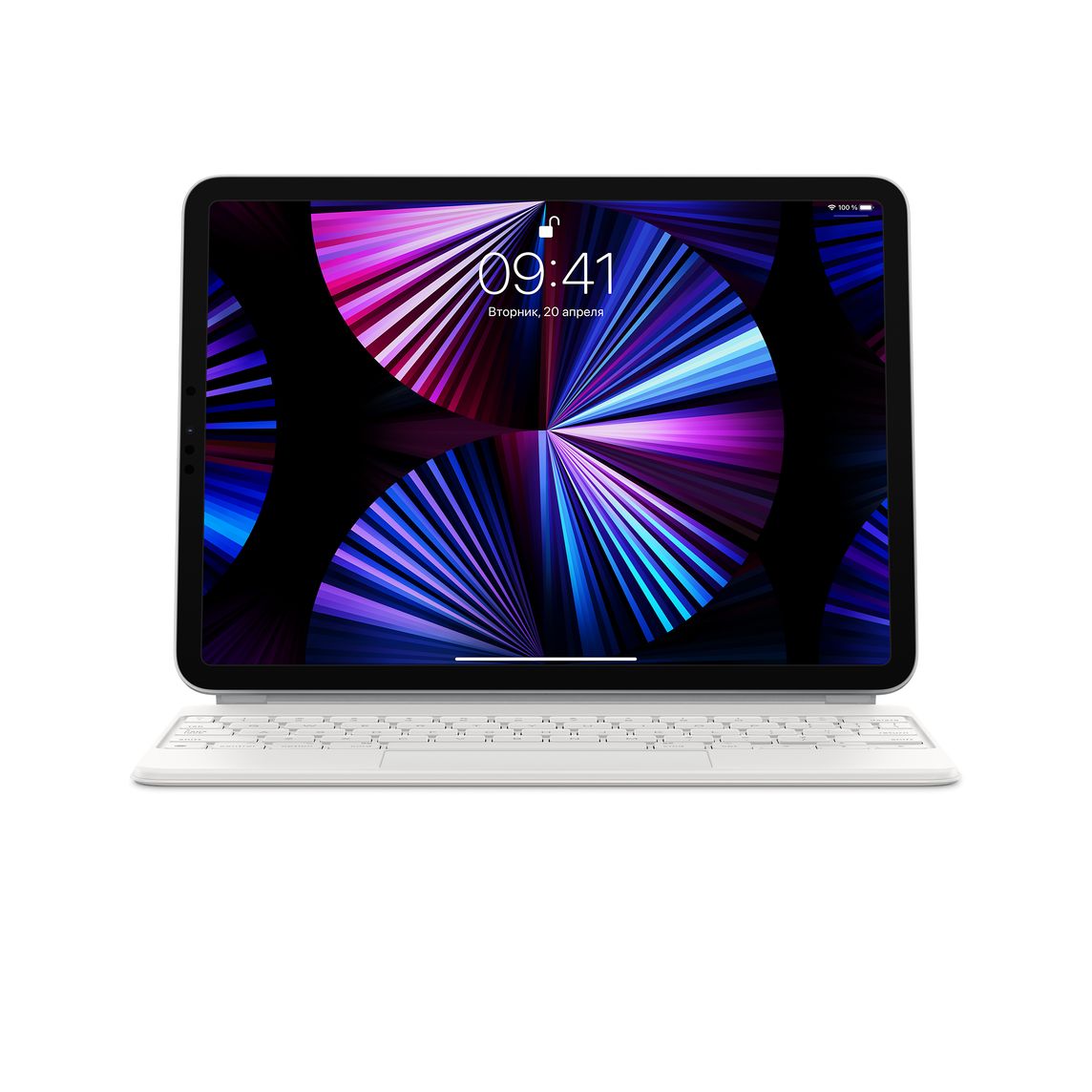 Фото — Чехол-клавиатура Apple Magic Keyboard для iPad Pro 11" и iPad Air, белый