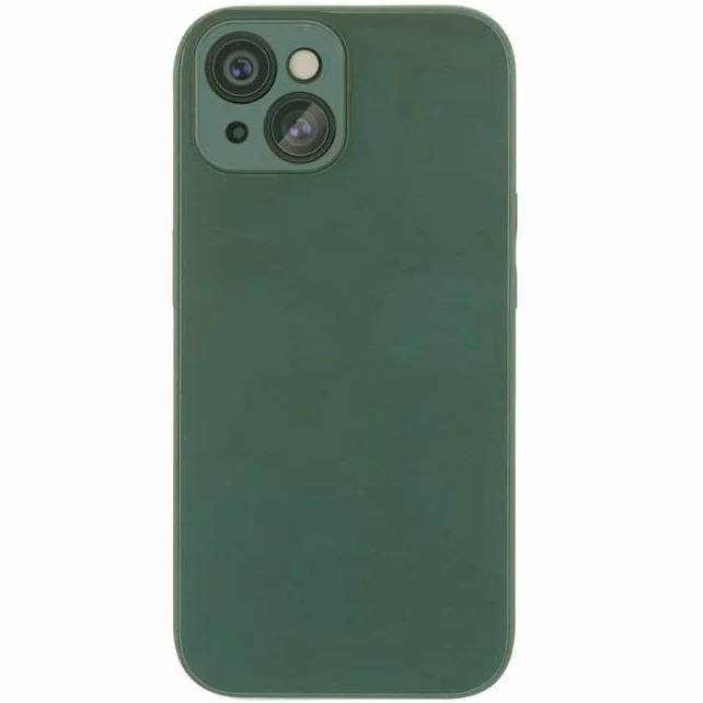 Фото — Чехол для смартфона "vlp" Glaze Case с MagSafe для iPhone 15, темно-зеленый