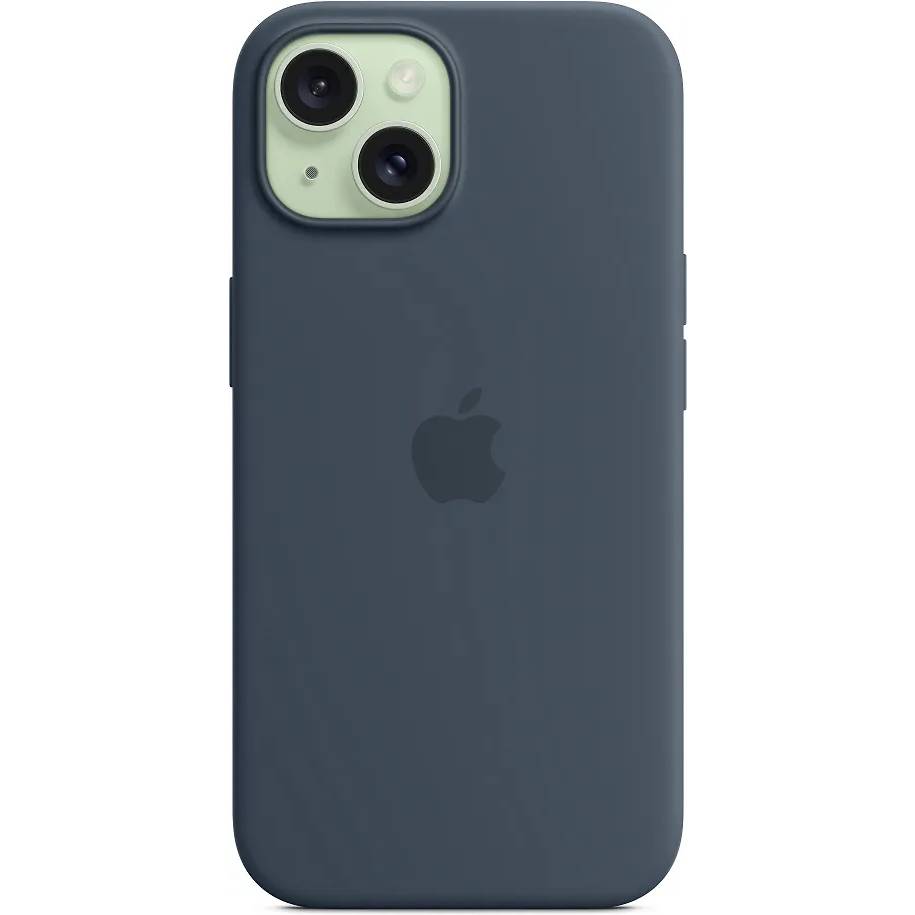 Фото — Чехол для смартфона iPhone 15 Silicone Case with MagSafe, Storm Blue