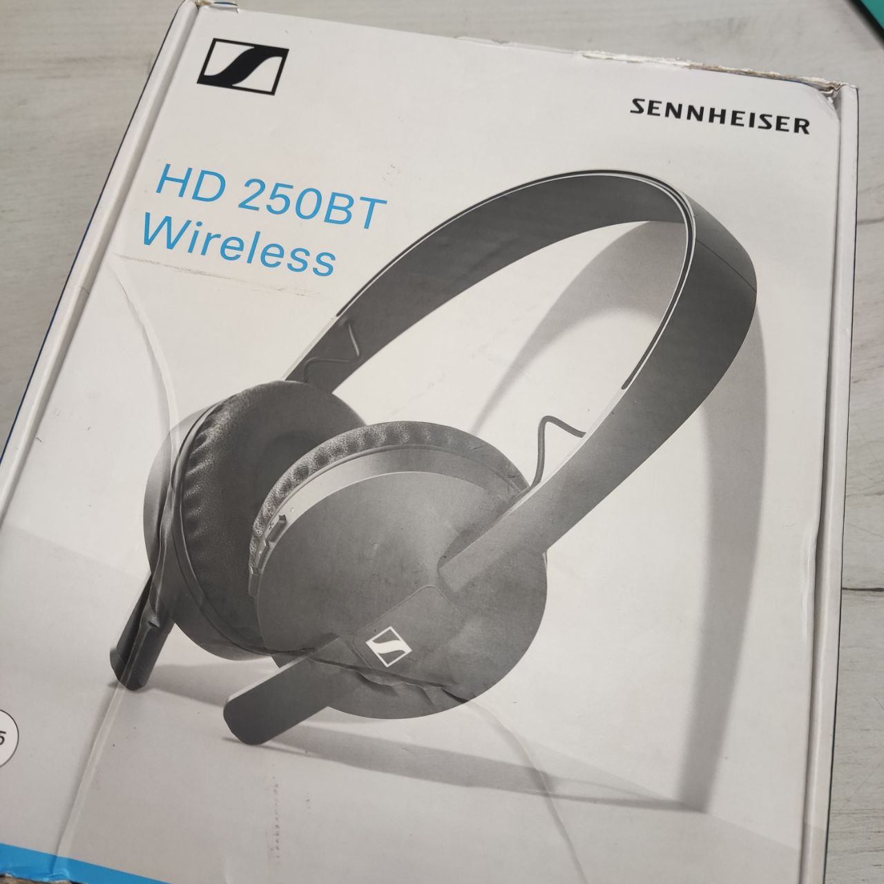 Фото — Беспроводные наушники Sennheiser HD 250BT, черный