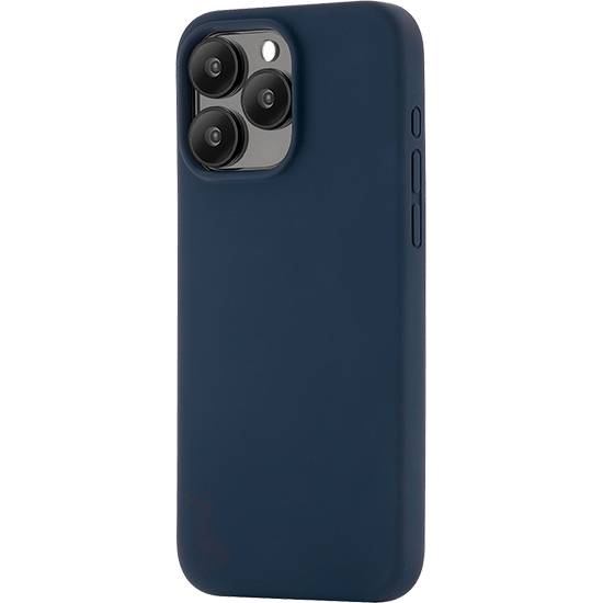 Фото — Чехол для смартфона uBear Touch Mag Case, iPhone 15 Pro Max, MagSafe, силикон, синий