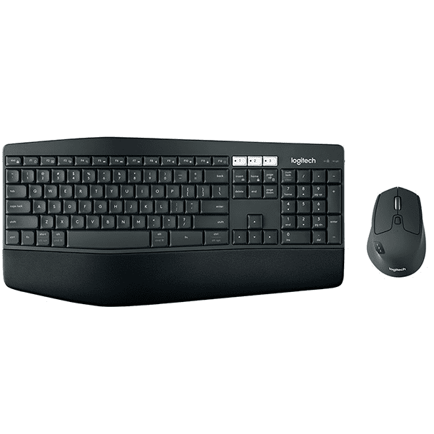 Фото — Комплект (клавиатура и мышь) Logitech MK850 Perfomance, USB, беспроводной, черный