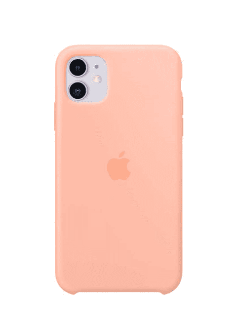 Чехол для смартфона Apple для iPhone 11, силикон, «розовый грейпфрут»