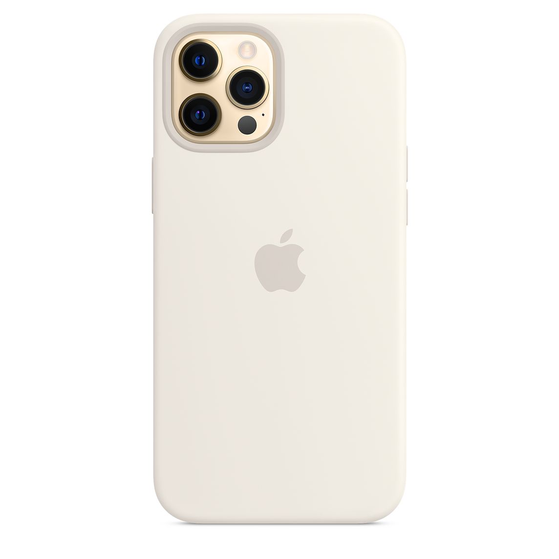 Фото — Чехол Apple MagSafe для iPhone 12 Pro Max, силикон, белый