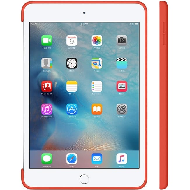 Фото — Чехол для планшета Apple Silicone для iPad mini 4 оранжевый