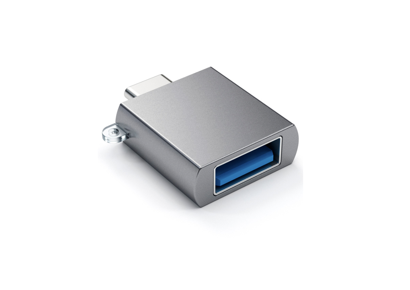 Фото — Адаптер Satechi USB-C - USB 3.0, «серый космос»