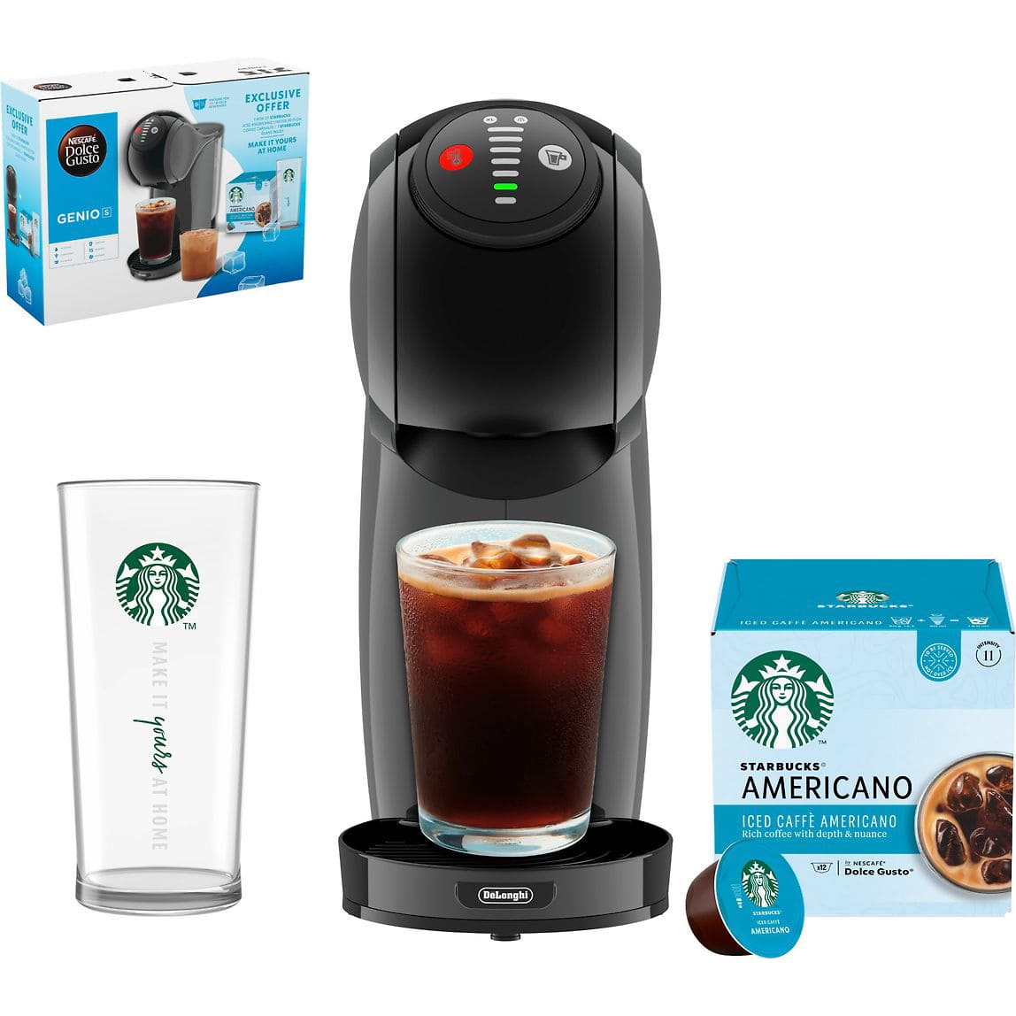 Фото — Кофемашина Dolce Gusto STARBUCKS Summer Bundle Pack