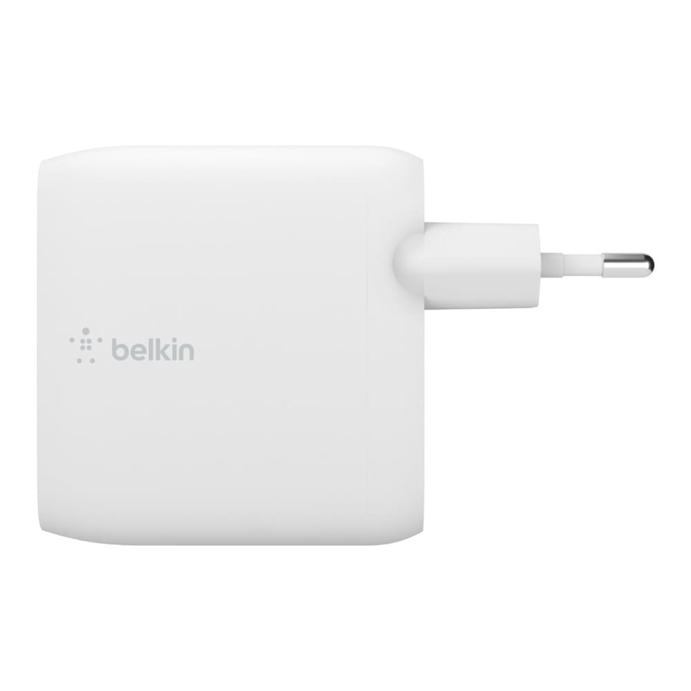 Фото — Сетевое зарядное устройство Belkin 2ХUSB-C (18Вт+68Вт), белый