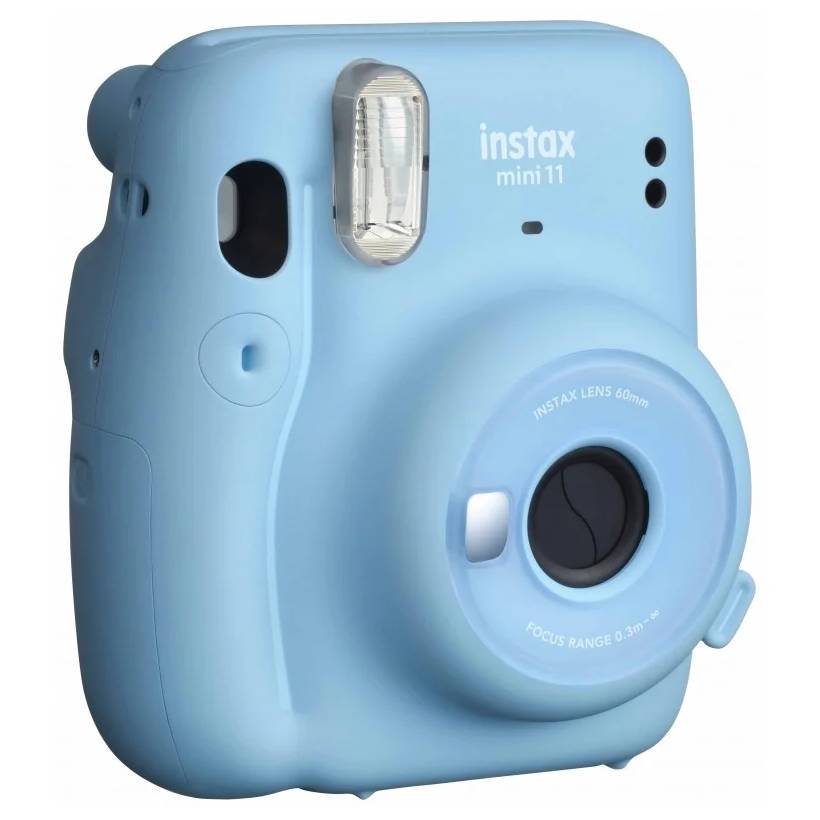 Фото — Фотоаппарат моментальной печати Fujifilm Instax mini 11, синий