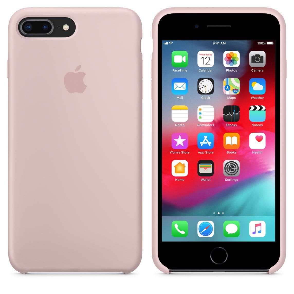 Фото — Чехол для смартфона iPhone 8 Plus/7 Plus, «розовый песок»