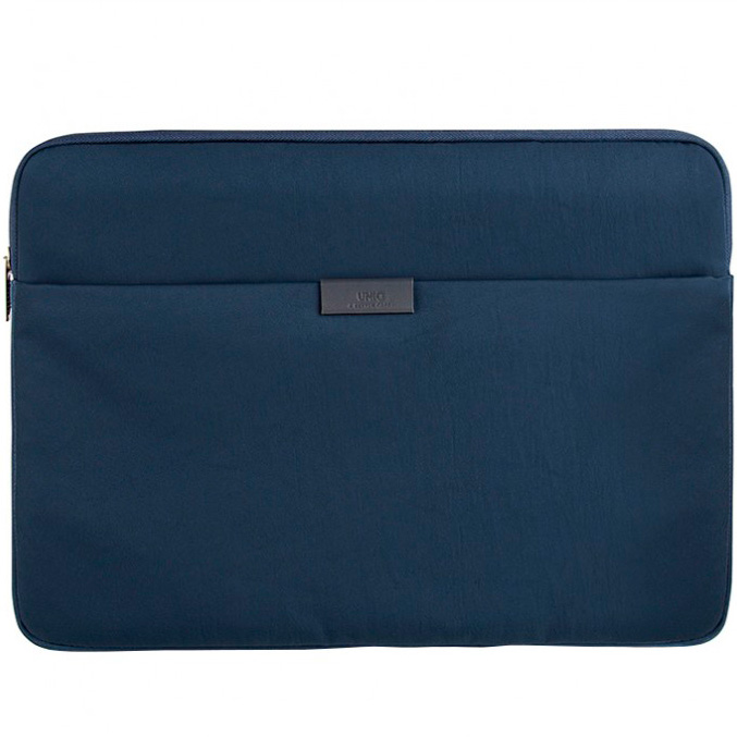 Фото — Чехол для ноутбука Uniq Bergen Nylon Laptop sleeve 14", синий