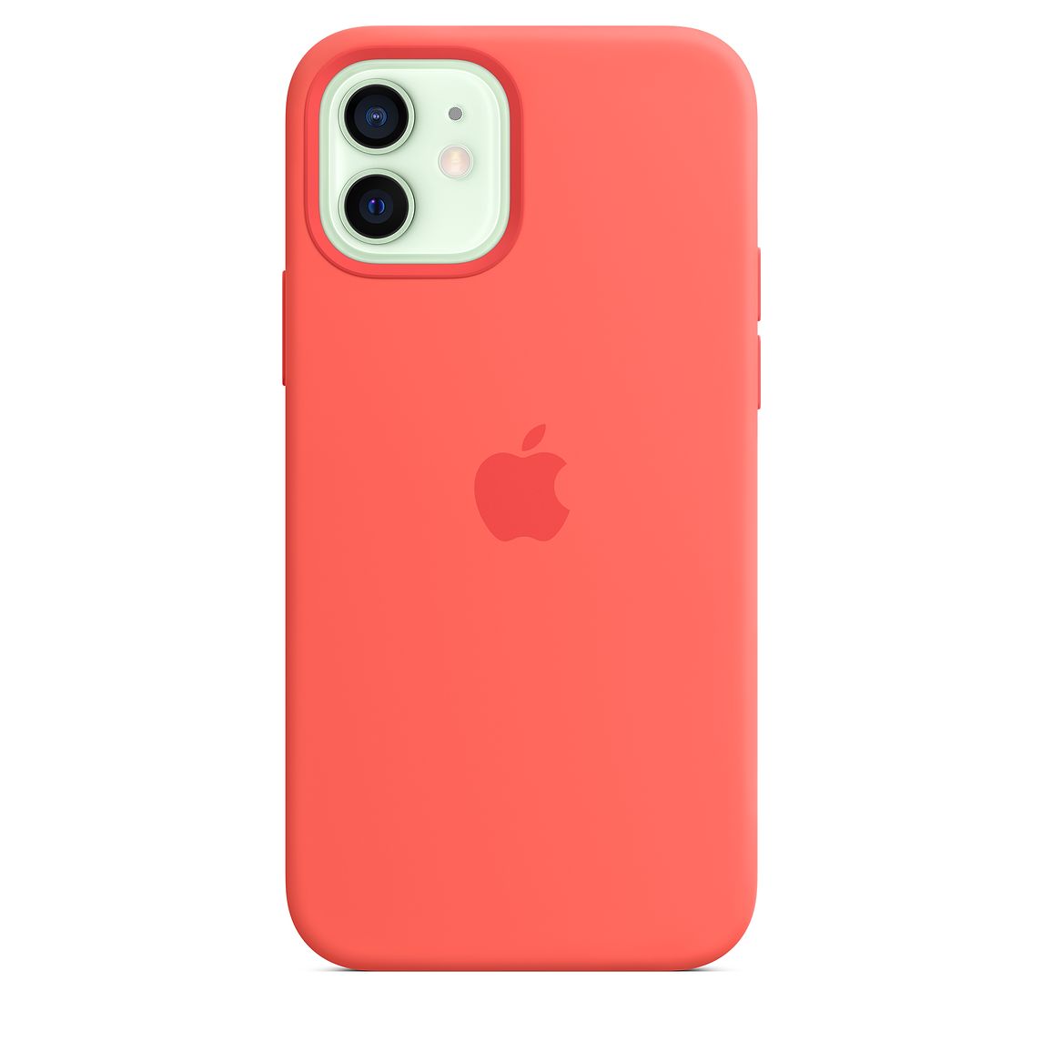 Фото — Чехол для смартфона Apple MagSafe для iPhone 12/12 Pro, cиликон, «розовый цитрус»