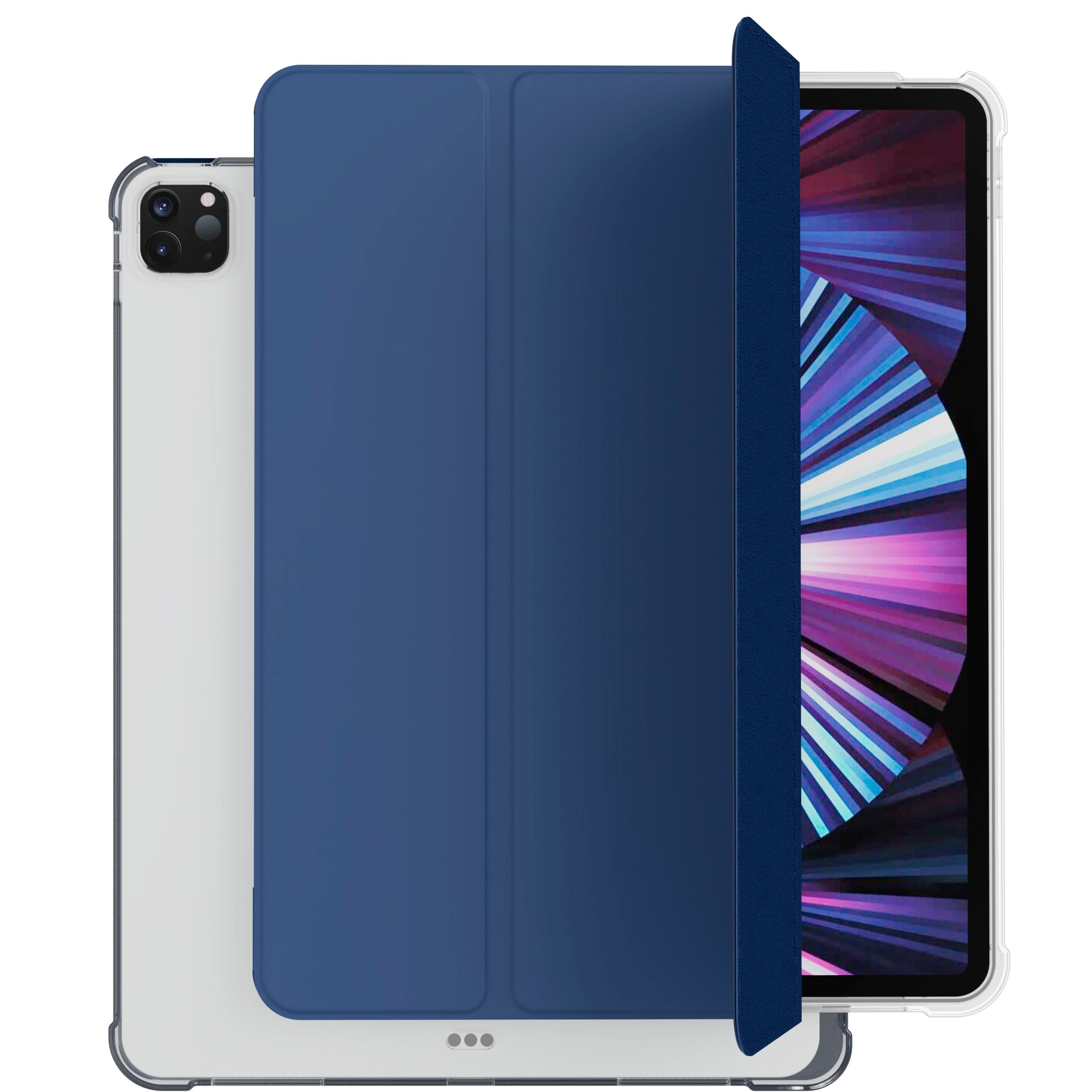 Фото — Чехол vlp для iPad Pro 2021 (12.9") Dual Folio, темно-синий