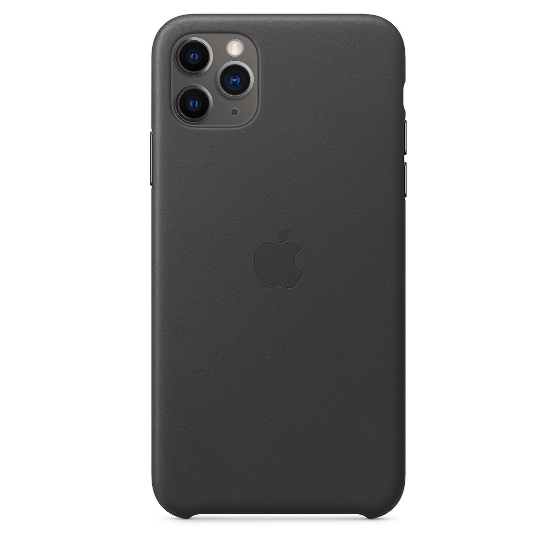 Чехол Apple Leather Case кожа, цвет черный, для iPhone 11 Pro Max
