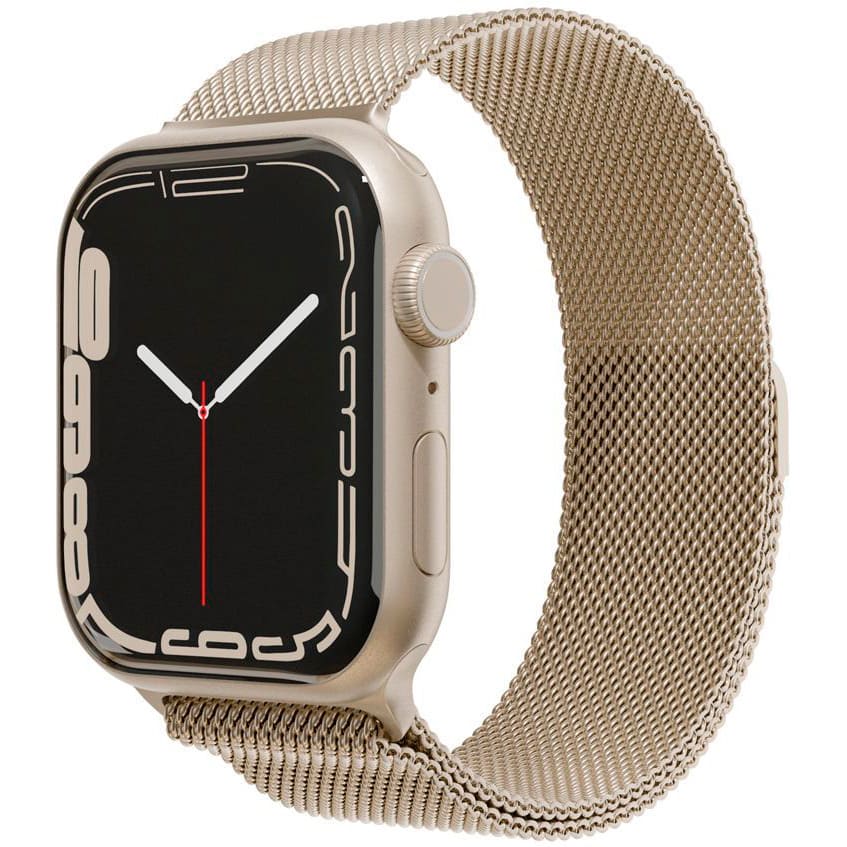 Ремешок для смарт-часов vlp для Apple Watch 38/40/41, нержавеющая сталь, сетчатый, золотой