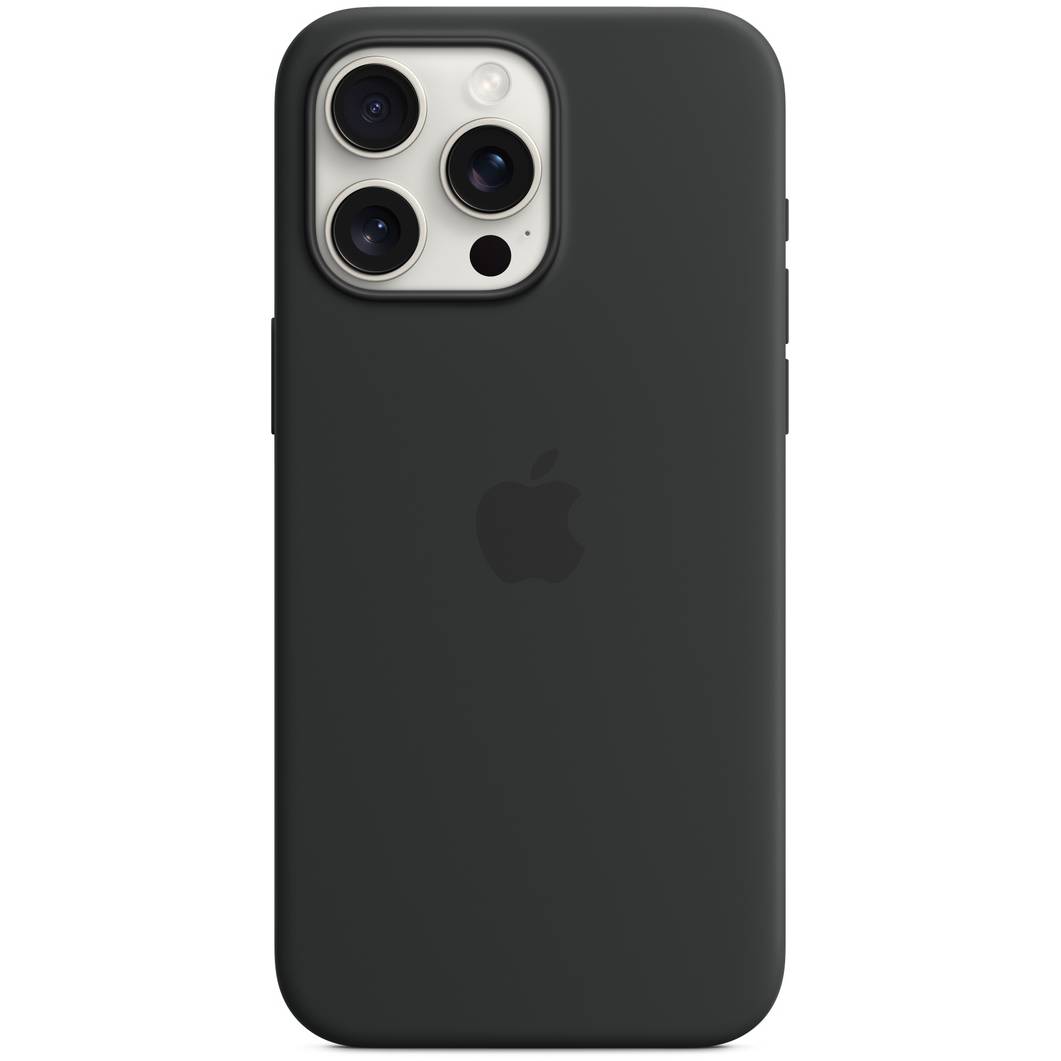 Фото — Чехол для смартфона Apple iPhone 15 Pro Max Silicone Case with MagSafe, Black