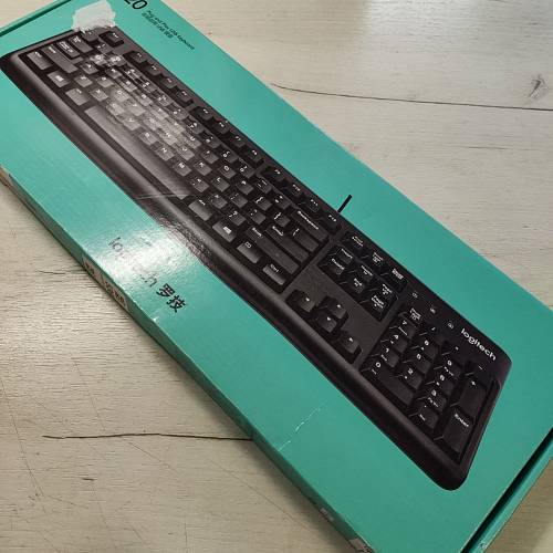 Клавиатура Logitech K120, черный (уценка)