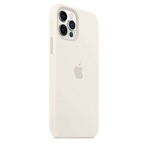 Чехол для смартфона Apple MagSafe для iPhone 12/12 Pro, cиликон, белый